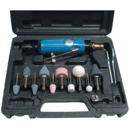 GÜDE Meuleuse a main pneumatique Set, 15 pieces - 40032