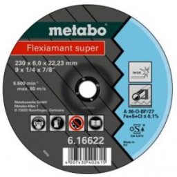 Metabo Flexiamant super 180x6,0x22,23 Inox, SF 27 616610000