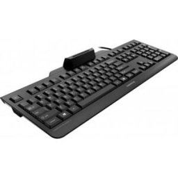 Cherry secure board 1.0 clavier filaire, lecteur cartes à puce, noir, usb, azerty - fr