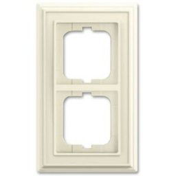 Busch-Jaeger x2 Cadre Cadre blanc perle, blanc crème 2CKA001754A4674 1 pc(s)