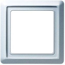 Busch-Jaeger simple Cadre Cadre Allwetter 44 (IP44) aluminium banc (RAL 9006), aluminium 2CKA001730A0276 1 pc(s)