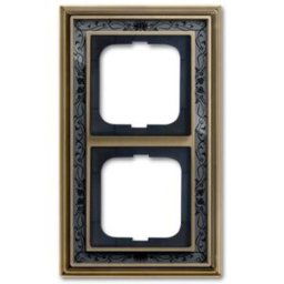 Busch-Jaeger x2 Cadre Cadre laiton 2CKA001754A4669 1 pc(s)