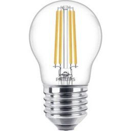 Philips LED 76231500 LED CEE E (A - G) E27 forme de goutte 6.5 W = 60 W blanc chaud (Ø x L) 4.5 cm x 7.8 cm 1 pc(s)