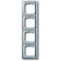 Busch-Jaeger x4 Cadre Cadre acier inoxydable 2CKA001754A4320 1 pc(s)
