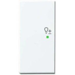 Busch-Jaeger x2 Cache Bascule symbole éclairage Carat, free@home, Future Linear, Solo blanc, blanc signalisation 2CKA006220A0061 1 pc(s)