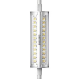 Philips LED 78037100 LED CEE E (A - G) forme de bâton 14 W = 100 W blanc chaud (Ø x L) 2.9 cm x 11.8 cm à intensité variable 1 pc(s)