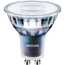 Philips LED 70765400 LED CEE F (A - G) GU10 forme de cône 5.5 W = 50 W blanc chaud (Ø x L) 50 mm x 54 mm à intensité variable 1 pc(s)