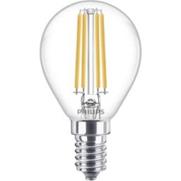 Philips LED 76229200 LED CEE E (A - G) E14 forme de goutte 6.5 W = 60 W blanc chaud (Ø x L) 4.5 cm x 8 cm 1 pc(s)