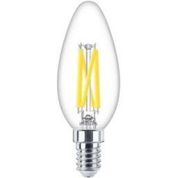 Philips LED 871951432455800 LED CEE D (A - G) E14 forme de flamme 5.9 W = 60 W blanc chaud (Ø x L) 35 mm x 97 mm 1 pc(s)