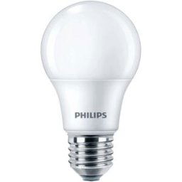 Philips LED 77463900 LED CEE F (A - G) E27 8 W = 60 W blanc chaud (Ø x L) 6 cm x 10.8 cm 4 pc(s)