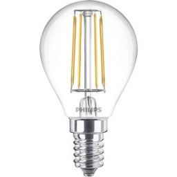Philips LED 76315200 LED CEE F (A - G) E14 forme de goutte 4.3 W = 40 W blanc chaud (Ø x L) 4.5 cm x 8.2 cm 1 pc(s)
