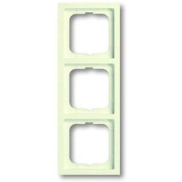 Busch-Jaeger x3 Cadre Cadre Future Linear blanc perle, blanc crème 2CKA001754A4232 1 pc(s)