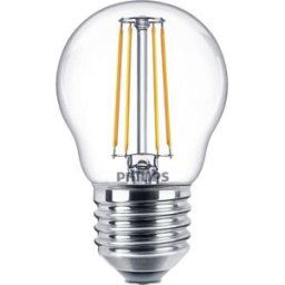 Philips LED 34732800 LED CEE F (A - G) E27 forme de goutte 4.3 W = 40 W blanc chaud (Ø x L) 45 mm x 80 mm 1 pc(s)