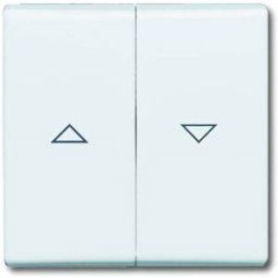 Busch-Jaeger Cache Interrupteur pour stores Allwetter 44 (IP44) blanc crème, blanc perle 2CKA001731A1841 1 pc(s)