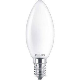 Philips LED 76269800 LED CEE E (A - G) E14 forme de flamme 6.5 W = 60 W blanc chaud (Ø x L) 3.5 cm x 9.7 cm 1 pc(s)