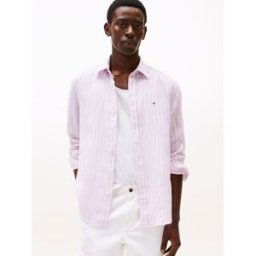 Linen Essential Stri MW0MW38581 par Tommy Hilfiger Rose M Accessoires