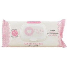 Musc Intime Lingettes Intimes Coton Musc Blanc 30 Unités