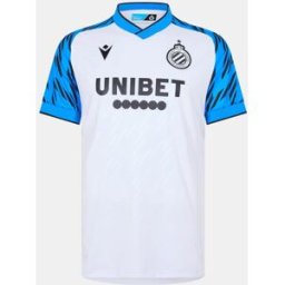 Macron Brugge Away Shirt 2024 2025 Adults Noir/Bleu Grand Male
