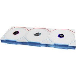 Lian-Li Lian Li UNI FAN TL Wireless LCD Lüfter, ARGB, PWM, 3er-Pack inkl. Controller Ventilateur pour PC blanc (l x H x P) 120 x 28 x 124 mm