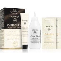 Apivita My Color Elixir coloration cheveux sans ammoniaque teinte 3.0 Dark Brown 1 pcs