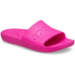 Crocs Logo Slides Adults Rose écrasé 7 (41-42) Unisex