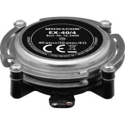 MONACOR EX-40/4 Haut-parleur excitateur 40 W 4 Ω métal, noir 1 pc(s)