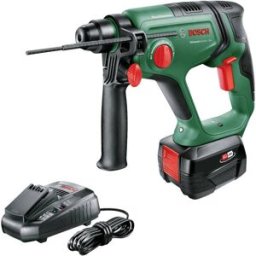 Bosch Home and Garden Universal Hammer -Marteau perforateur sans fil 18 V 4.0 Ah Li-Ion + batterie, + chargeur, + mallette