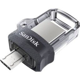SanDisk Ultra® Dual Drive m3.0 Mémoire supplémentaire USB pour smartphone/tablette 32 GB USB 3.1 (Gen 1)