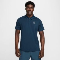 Nike Advantage Tennis Polo Shirt Mens Arm Marine/Blanc M Male