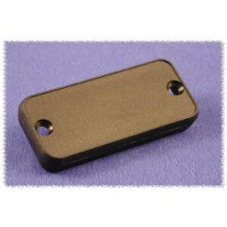 Hammond Electronics 1455RPLBK Plaque arrière (L x l x H) 8 x 160 x 30.5 mm ABS noir 2 pc(s)