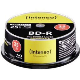 Intenso 5101114 Blu-ray BD-R SL vierge 25 GB 25 pc(s) tour imprimable