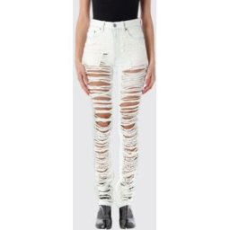 Jeans MM6 MAISON MARGIELA Femme couleur Blanc 26