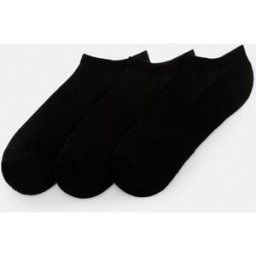Pull&Bear Lot 3 Paires De Chaussettes Basses Noires Noir M(39-42) male