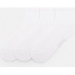 Pull&Bear Lot 3 Paires De Socquettes Blanches Blanc M(39-42) male