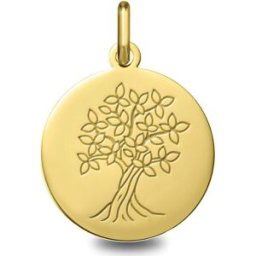 Mon Premier Bijou Médaille Arbre de vie épanoui - Or jaune 9ct