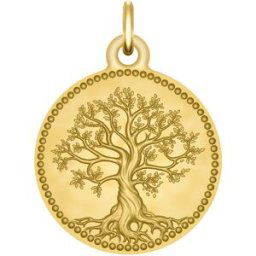 Maison de la Médaille Médaille Arbre de vie Perlée - Vermeil