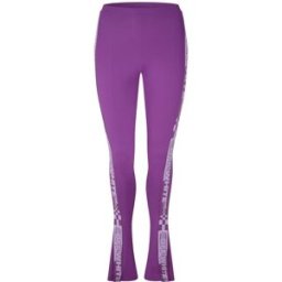 Off White Logo Active Leggings Fuchsia 12 (M) Female