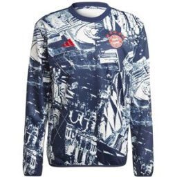 Adidas Bayern Munich Pre-Match Warm Up Top 2023 2024 Adults Blanc XL Male