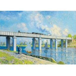 Bluebird Puzzle Claude Monet -Railway Bridge at Argenteuil, 1873