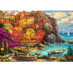 Bluebird Puzzle A Beautiful Day at Cinque Terre