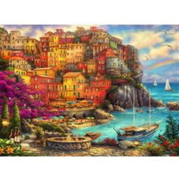 Grafika Chuck Pinson - A Beautiful Day at Cinque Terre