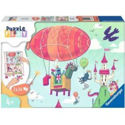 Ravensburger 2 Puzzles - Puzzle & Play - Royale Party