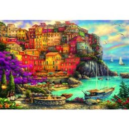Bluebird Puzzle A Beautiful Day at Cinque Terre