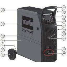 TELWIN - Prise DIX DX 50 pour ELECTROMIG 400 SYNERGIC - 804197