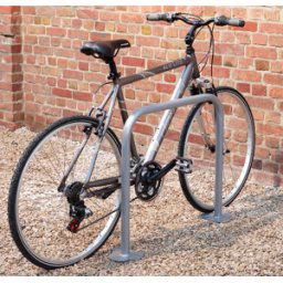 MOTTEZ - 2 range vélos platine - carré 92xH70cm tube Ø40mm - B143C2CAR