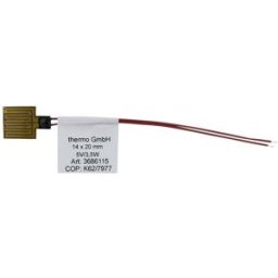 Thermo TECH polyimide Feuille chauffante autocollant 5 V 3.5 W Indice de protection IPX4 (L x l) 20 mm x 14 mm