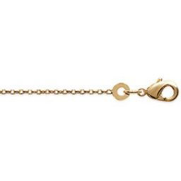 Maison de la Bijouterie Chaine femme maille forçat plaqué or 1,3 mm - YY5035 60 female