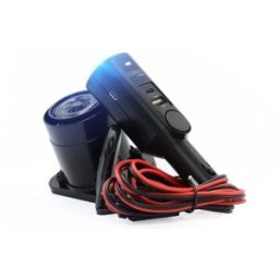 Technaxx TX-168 Système dalarme auto avec télécommande, surveillance habitacle, LED intégrée (clignotante), accu intégré, utilisable de manière mobile,