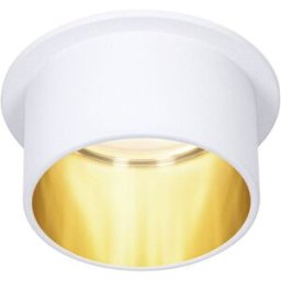 Paulmann 93380 Gil Luminaire à LED encastrable LED LED intégrée 6.5 W blanc mat, or
