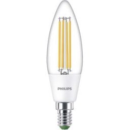 Philips LED 8719514435759 LED CEE A (A - G) E14 forme de flamme 2.3 W = 40 W blanc chaud (Ø x L) 40 mm x 125 mm 1 pc(s)